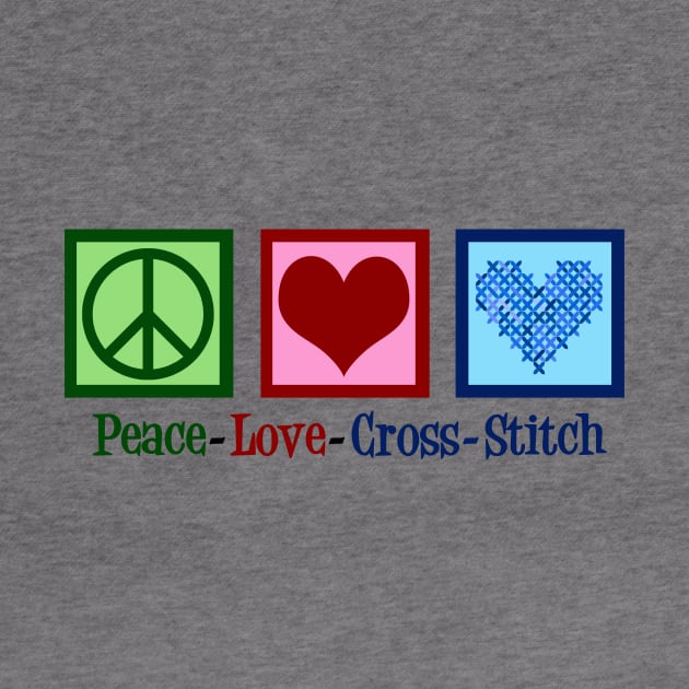 Peace Love Cross Stitch by epiclovedesigns